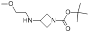 1-BOC-3-(2-METHOXY-ETHYLAMINO)-AZETIDINE Struktur