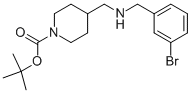 1-BOC-4-[(3-BROMO-BENZYLAMINO)-METHYL]-PIPERIDINE Struktur