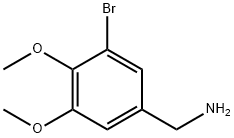 3-BROMO-4,5-DIMETHOXYBENZYLAMINE Struktur