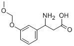 3-AMINO-3-(3-METHOXYMETHOXY-PHENYL)-PROPIONIC ACID Struktur