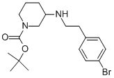 1-BOC-3-[2-(4-BROMO-PHENYL)-ETHYLAMINO]-PIPERIDINE Struktur