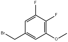 4-(BROMOMETHYL)-6-METHOXY-1,2-DIFLUOROBENZENE Struktur