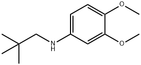 (2,2-DIMETHYLPROPYL)-(3,4-DIMETHOXY-PHENYL)-AMINE Struktur