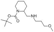 1-BOC-2-[(3-METHOXY-PROPYLAMINO)-METHYL]-PIPERIDINE Struktur