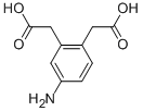 1,2-BENZENEDIACETIC ACID, 4-AMINO- Struktur