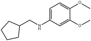 CYCLOPENTYLMETHYL-(3,4-DIMETHOXY-PHENYL)-AMINE Struktur