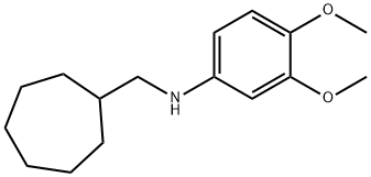 CYCLOHEPTYLMETHYL-(3,4-DIMETHOXY-PHENYL)-AMINE Struktur