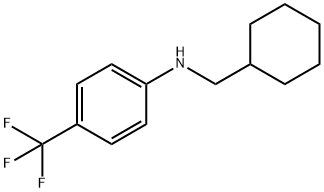 CYCLOHEXYLMETHYL-(4-TRIFLUOROMETHYL-PHENYL)-AMINE Struktur