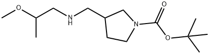 1-BOC-3-[(2-METHOXY-PROPYLAMINO)-METHYL]-PYRROLIDINE Struktur