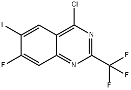 QUINAZOLINE, 4-CHLORO-6,7-DIFLUORO-2-(TRIFLUOROMETHYL)- price.