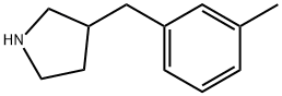 3-(3-METHYL-BENZYL)-PYRROLIDINE Struktur