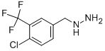 (4-CHLORO-3-TRIFLUOROMETHYL-BENZYL)-HYDRAZINE Struktur