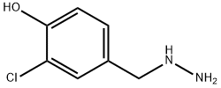 Phenol,  2-chloro-4-(hydrazinylmethyl)- Struktur