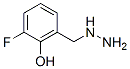 Phenol,  2-fluoro-6-(hydrazinylmethyl)- Struktur