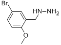 5-BROMO-2-METHOXY-BENZYL-HYDRAZINE Struktur