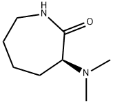 L(-)-alpha-dimethylamino-epsilon-capro-lactam Struktur