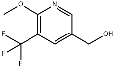 6-METHOXY-5-(TRIFLUOROMETHYL)-3-PYRIDINEMETHANOL Struktur