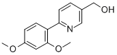 [6-(2,4-DIMETHOXYPHENYL)PYRIDIN-3-YL]METHANOL Struktur