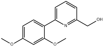 [6-(2,4-DiMethoxyphenyl)-2-pyridyl]Methanol Struktur