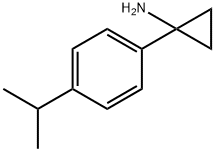 Cyclopropanamine, 1-[4-(1-methylethyl)phenyl]- Struktur