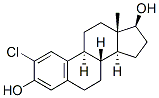 2-chloroestradiol Structure