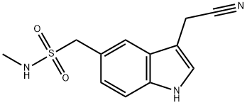 3-(CyanoMethyl)-N-Methyl-1H-indole-5-MethanesulfonaMide Struktur