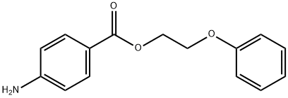 4-Aminobenzoicacid2-phenoxyethylester Struktur