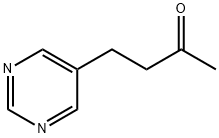 2-Butanone, 4-(5-pyrimidinyl)- (9CI) Struktur