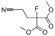 Propanedioic acid, (2-cyanoethyl)fluoro-, dimethyl ester (9CI) Struktur