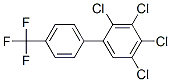 4'-trifluoromethyl-2,3,4,5-tetrachlorobiphenyl Struktur