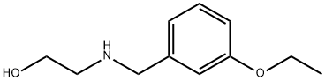 2-((3-ETHOXYBENZYL)AMINO)ETHANOL Struktur