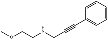 N-(2-METHOXYETHYL)-3-PHENYLPROP-2-YN-1-AMINE Struktur