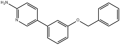 2-AMino-5-[3-(benzyloxy)phenyl]pyridine Struktur