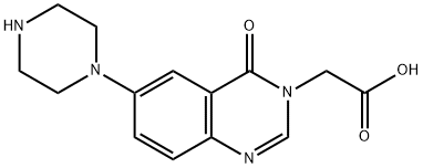 (4-OXO-6-PIPERAZIN-1-YL-4H-QUINAZOLIN-3-YL)-ACETIC ACID price.