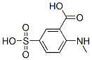 2-(methylamino)-5-sulphobenzoic acid Struktur