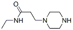 1-Piperazinepropanamide,N-ethyl-(9CI) Struktur