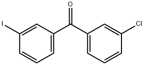 3-CHLORO-3'-IODOBENZOPHENONE Struktur