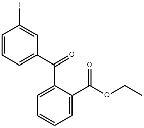 2-ETHOXYCARBONYL-3'-IODOBENZOPHENONE Struktur