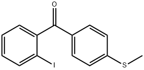 2-IODO-4'-METHYLTHIOBENZOPHENONE Struktur