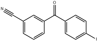 3-CYANO-4'-IODOBENZOPHENONE Struktur