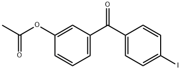 3-ACETOXY-4'-IODOBENZOPHENONE Struktur