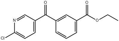 2-CHLORO-5-(3-ETHOXYCARBONYLBENZOYL)PYRIDINE price.