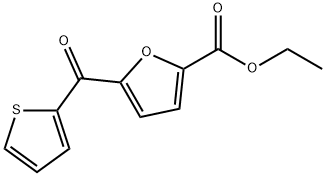 ETHYL 5-(2-THENOYL)-2-FUROATE Struktur