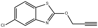 Benzothiazole, 5-chloro-2-(2-propynyloxy)- (9CI) Struktur