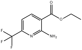 Ethyl 2-amino-6-(trifluoromethyl)nicotinate Struktur