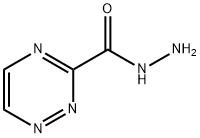 as-Triazine-3-carboxylicacid,hydrazide(7CI) Struktur