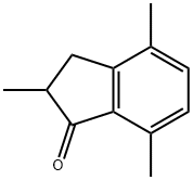 2,4,7-TRIMETHYL-1-INDANONE Struktur