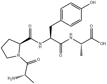 H-ALA-PRO-TYR-ALA-OH Struktur