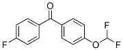 4-difluoromethoxy-4'-fluorobenzophenone Struktur