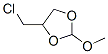 1,3-Dioxolane,  4-(chloromethyl)-2-methoxy- Struktur